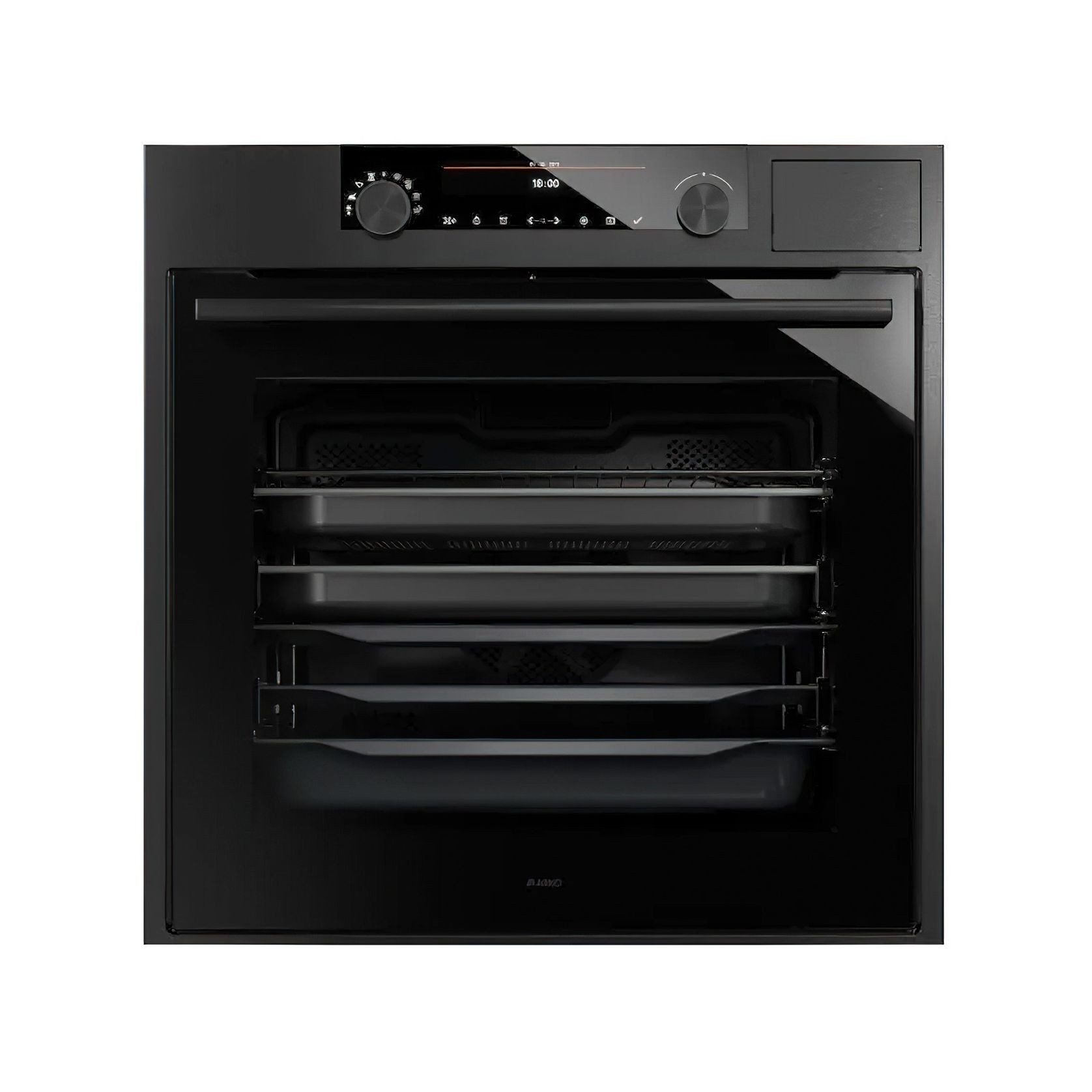Asko 60cm Built-In Combination Steam Oven - Black Steel gallery detail image