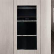 M Series Contemporary Black Glass Convection Steam Oven with Retractable Handle | ICBCSO30CM/B gallery detail image