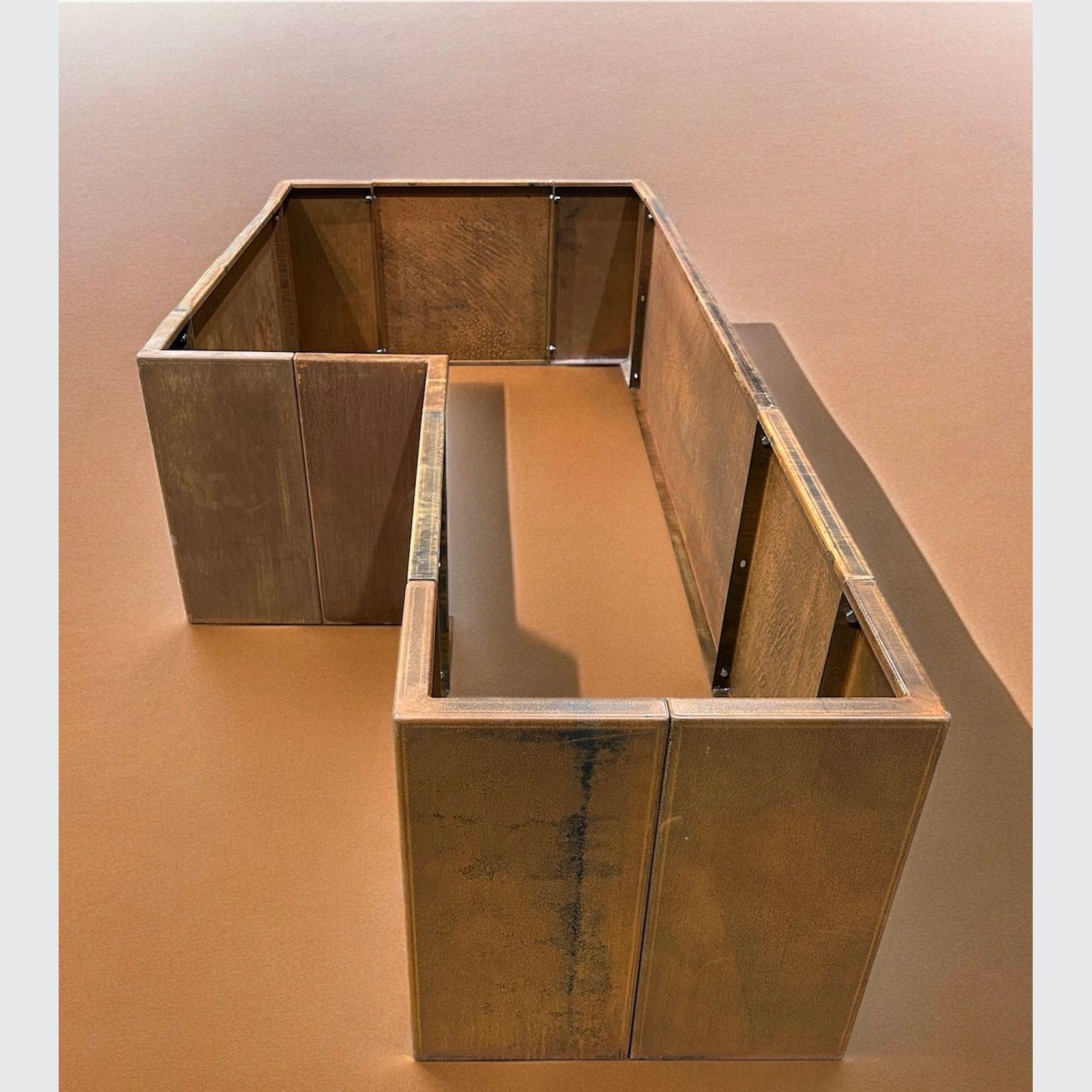 Corten Steel Modular Planter Box gallery detail image