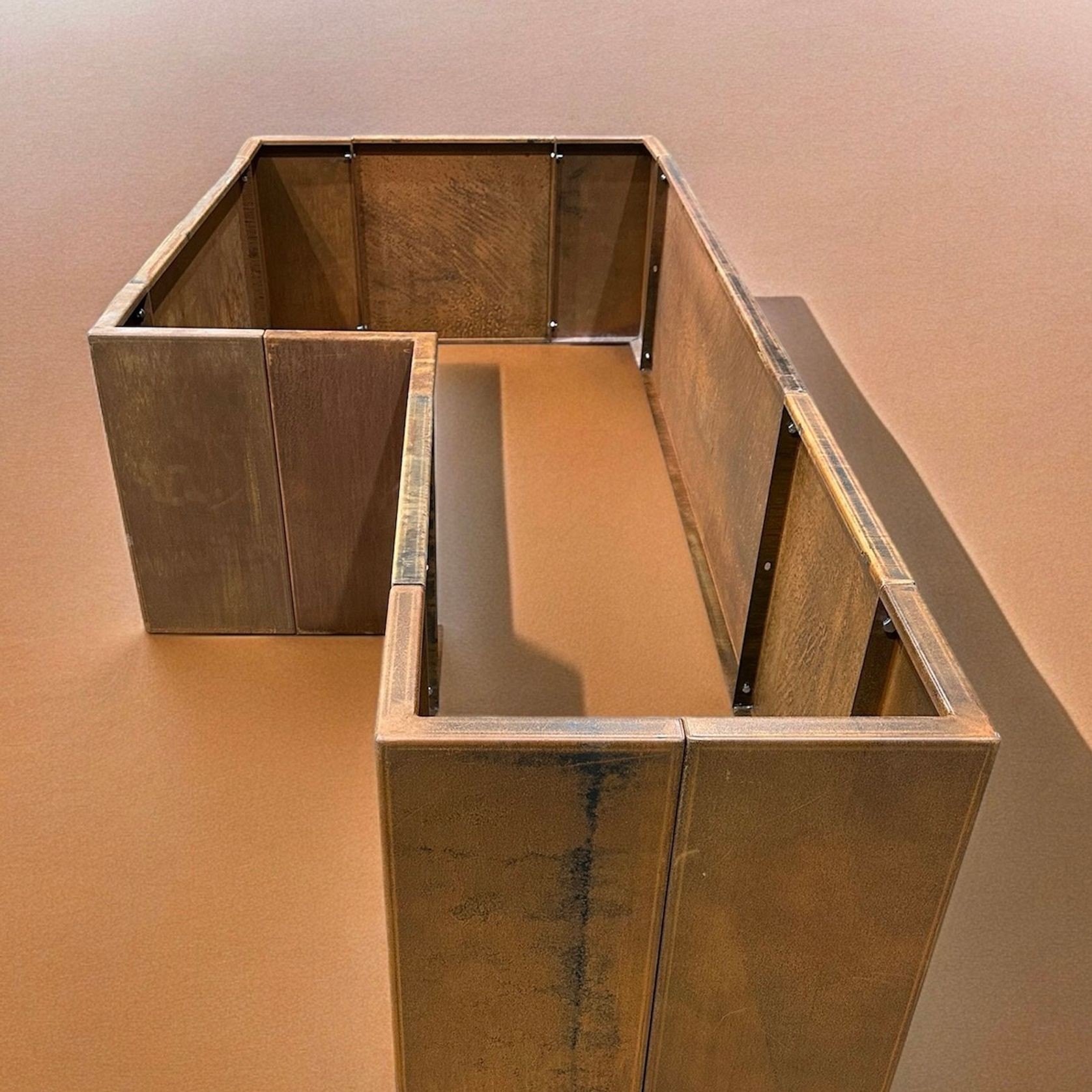 Corten Steel Modular Planter Box gallery detail image