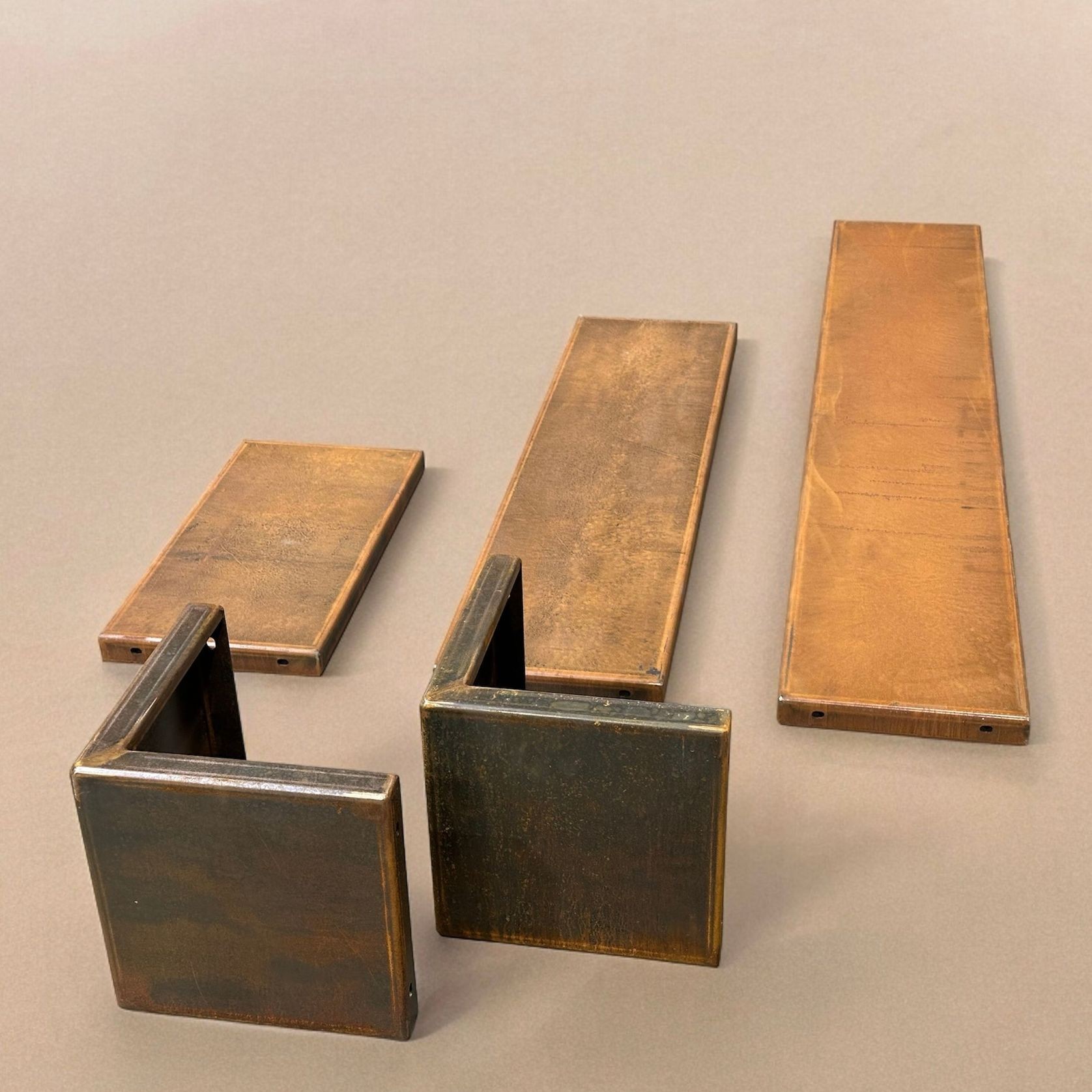 Corten Steel Modular Planter Box gallery detail image
