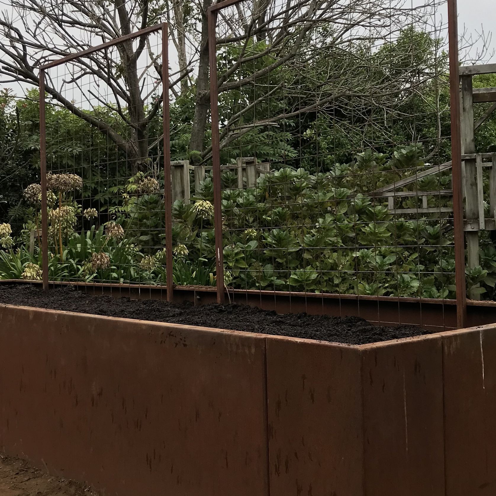 Corten Steel Modular Planter Box gallery detail image