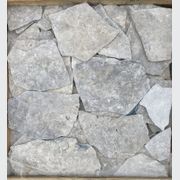 Platinum Tumbled Travertine 20mm | Random Flagstone gallery detail image