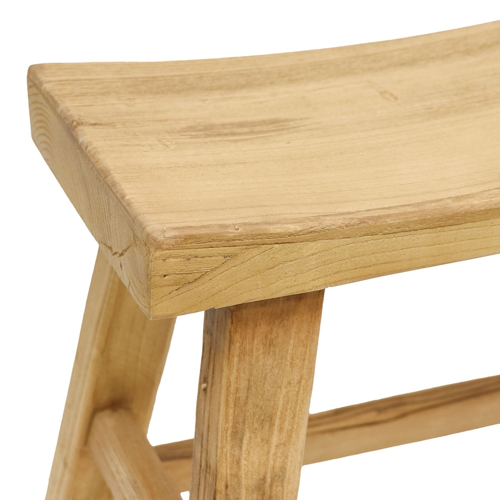 Parq Stool Natural - Curved Seat gallery detail image