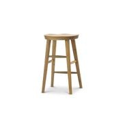 Kuni Tractor Seat Solid Barstool | 65cm | Natural gallery detail image