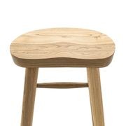 Kuni Tractor Seat Solid Barstool | 65cm | Natural gallery detail image