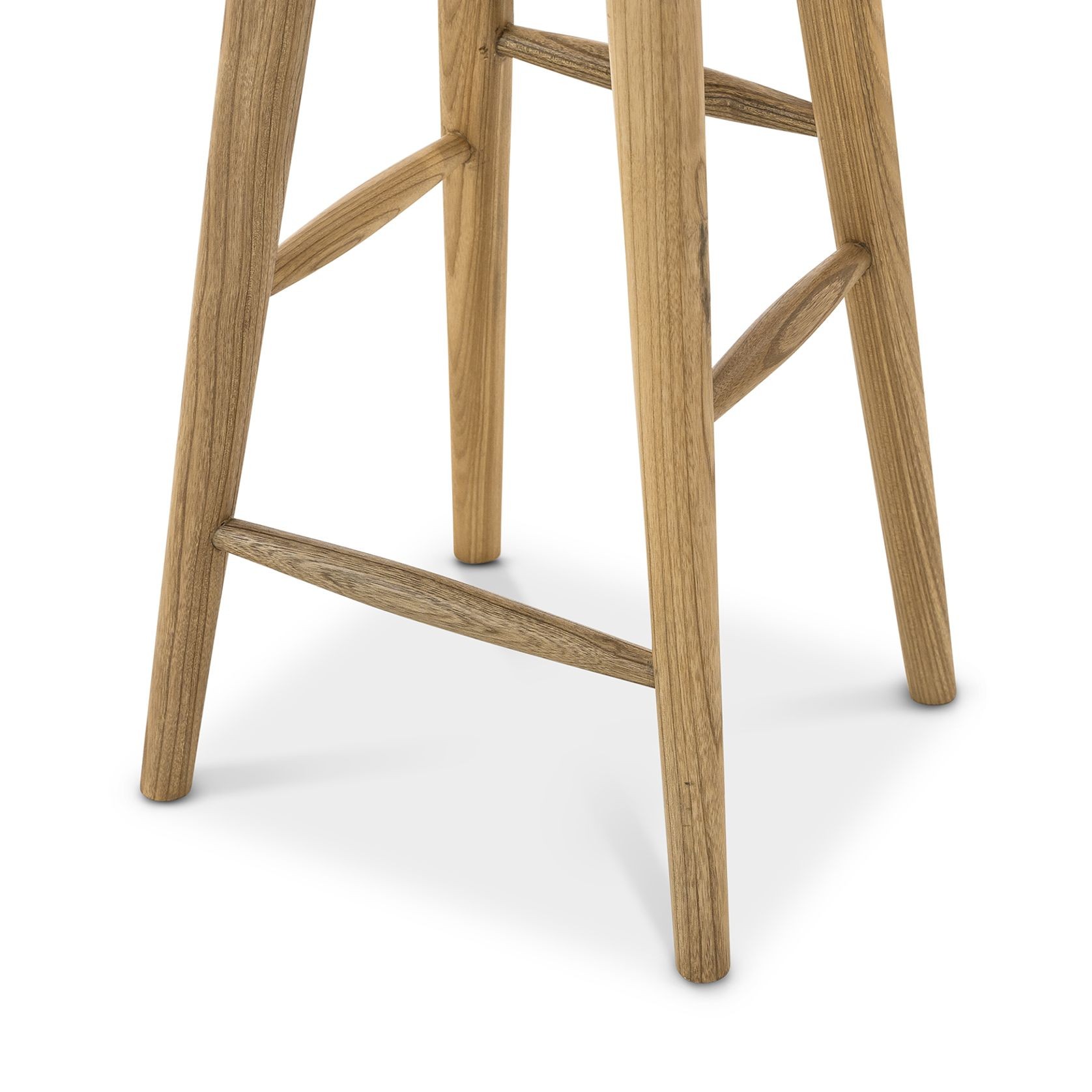 Kuni Tractor Seat Solid Barstool | 65cm | Natural gallery detail image