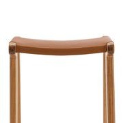 Casey 67cm Flat Leather Barstool | Coco Tan gallery detail image