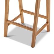 Casey 67cm Flat Leather Barstool | Coco Tan gallery detail image