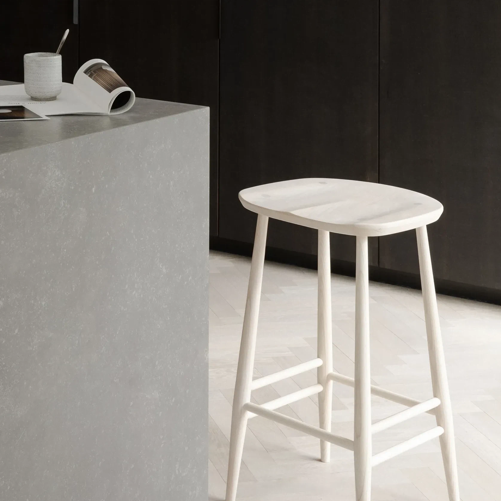 Ercol Utility Bar Stool gallery detail image