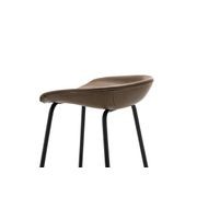 Brandon Vegan Leather Barstool | Set of 2 | Mocha Brown gallery detail image