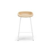 Brandon Vegan Leather Barstool | Set of 2 | Beige Latte gallery detail image