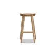 Moku Solid Ashwood Oak Tractor Seat Barstool | Set of 2 | Natural gallery detail image