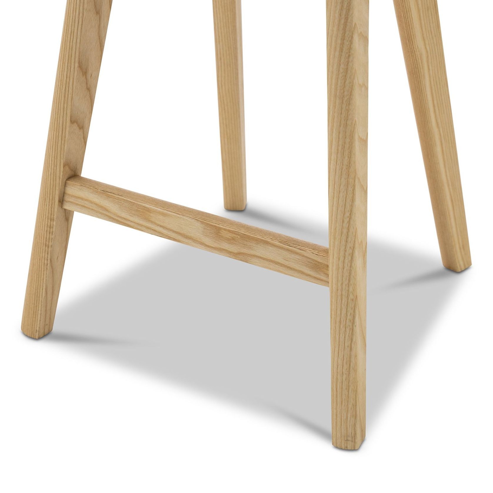 Moku Solid Ashwood Oak Tractor Seat Barstool | Set of 2 | Natural gallery detail image