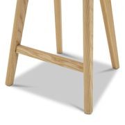 Moku Solid Ashwood Oak Tractor Seat Barstool | Set of 2 | Natural gallery detail image