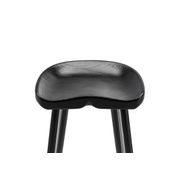 Moku Solid Ashwood Oak Tractor Seat Barstool | Set of 2 | Black gallery detail image