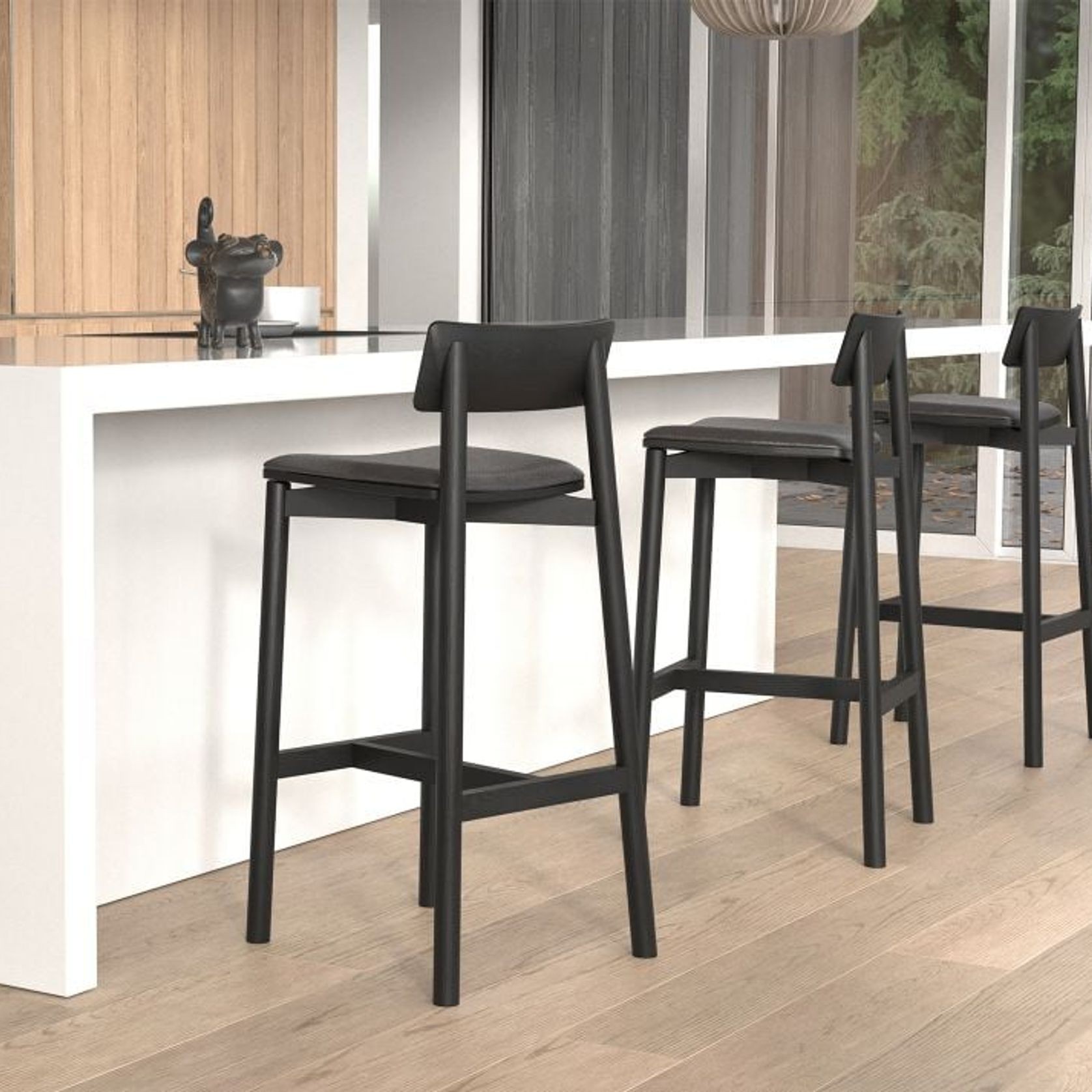 Andi Stool with Pad gallery detail image