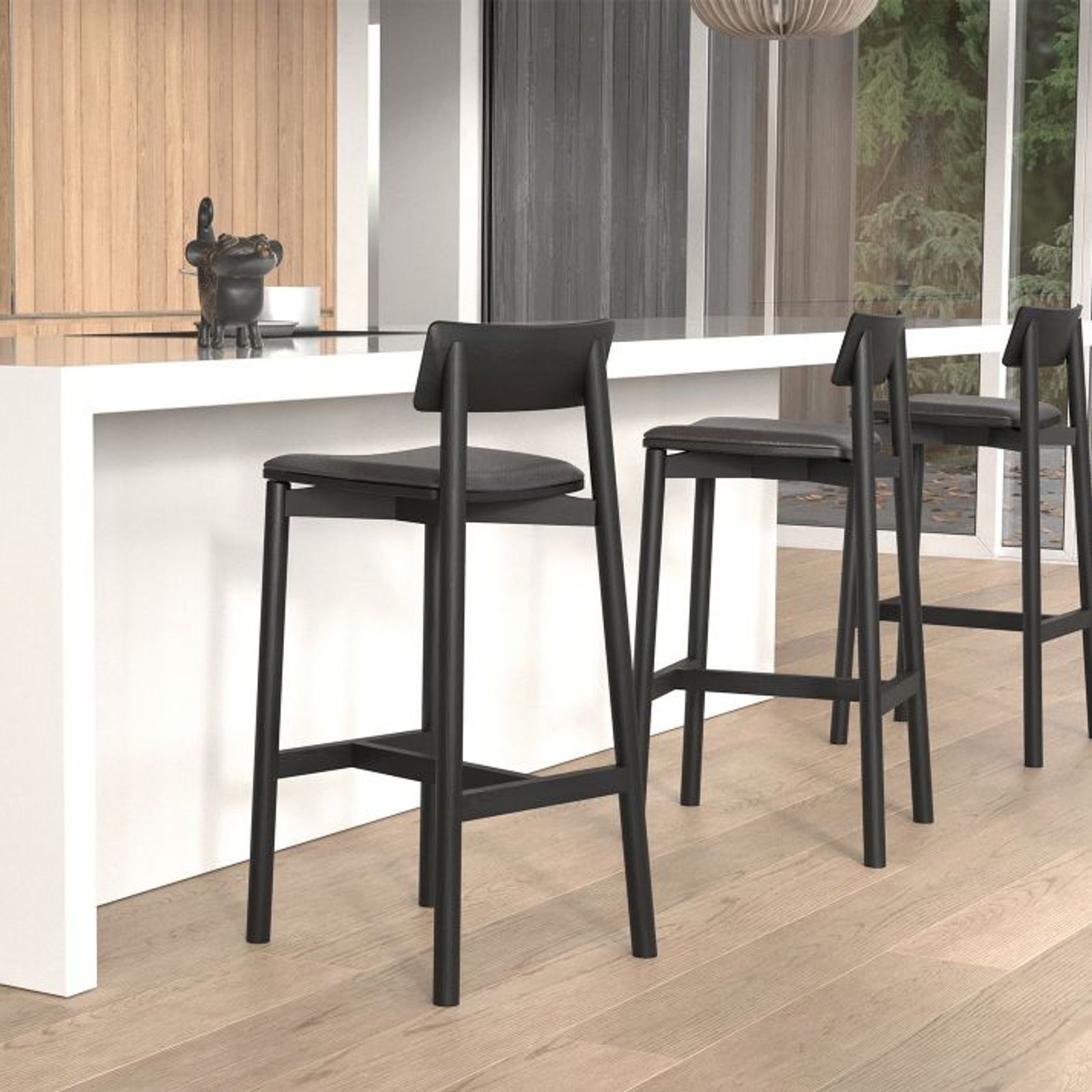 Andi Stool with Pad gallery detail image