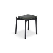 Andi Low Stool - Black Ash with Pad - 45cm gallery detail image