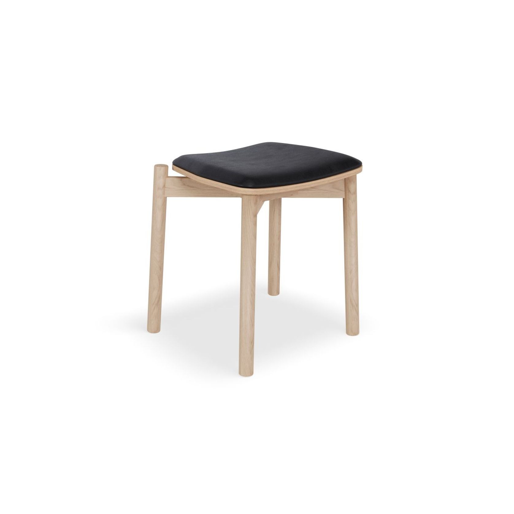 Andi Low Stool with Pad 45cm gallery detail image