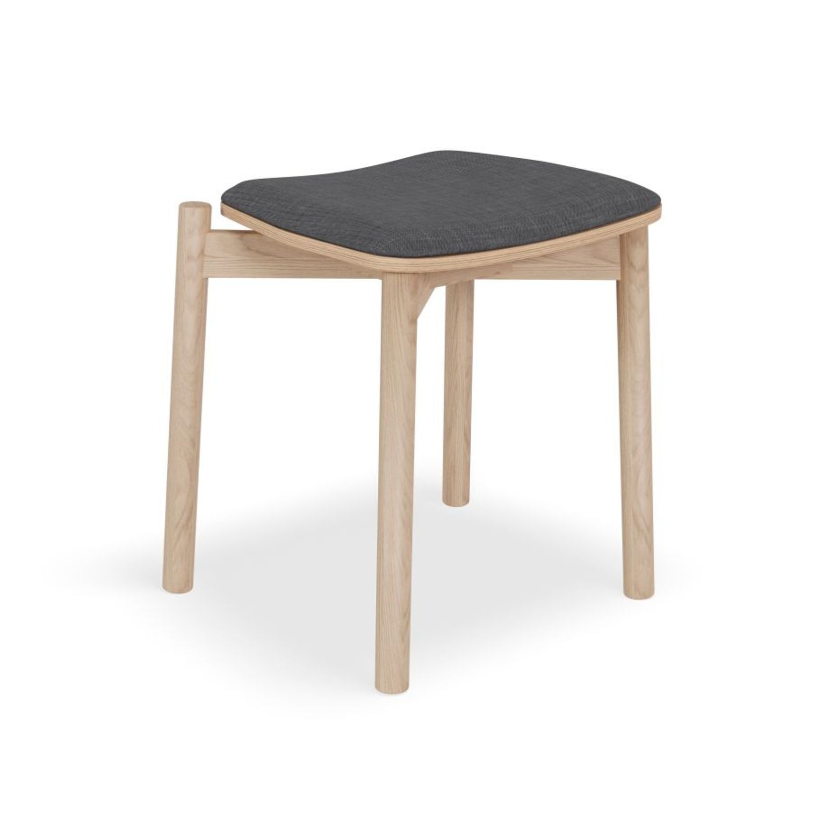 Andi Low Stool with Pad 45cm gallery detail image