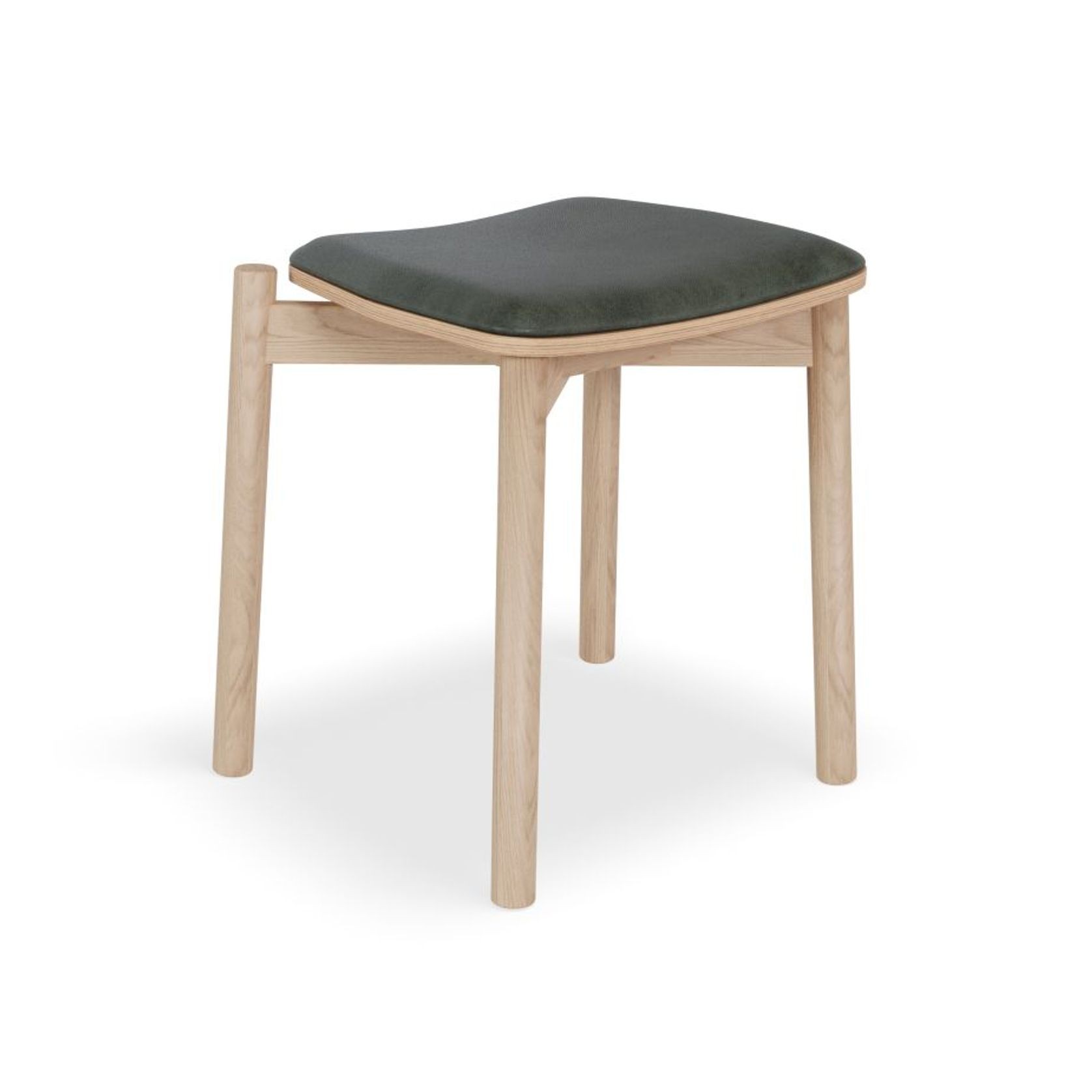 Andi Low Stool with Pad 45cm gallery detail image