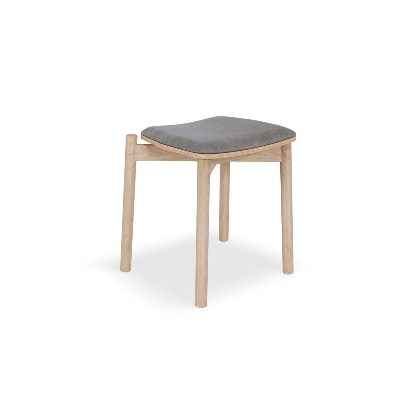 Andi Low Stool with Pad 45cm gallery detail image
