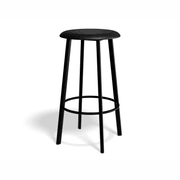 Atlas Bar Stool - Black with PU Pad Option gallery detail image