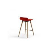 Bop Wood Bar Stool by Knudsen Berg Hindenes gallery detail image