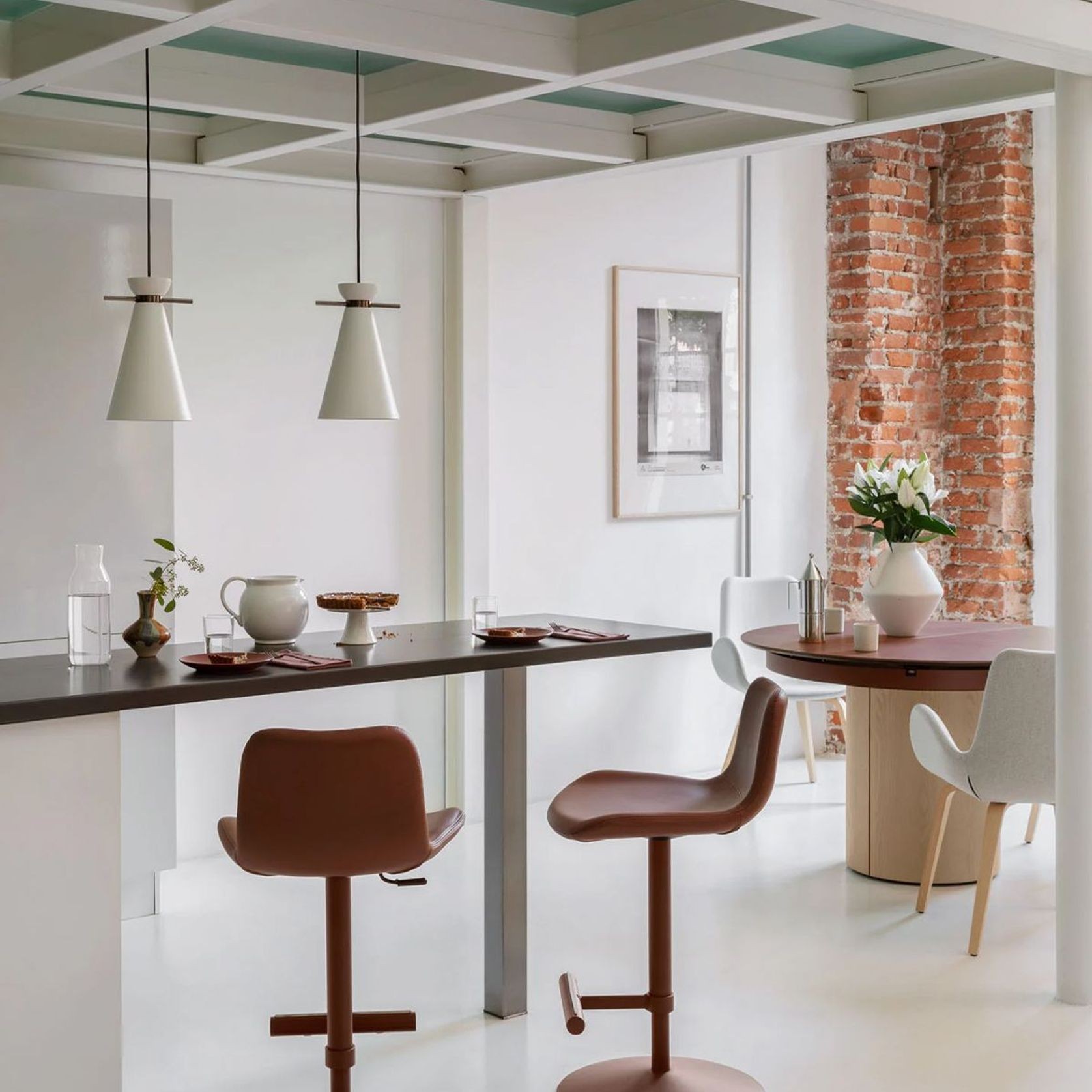 Dalia Gas Lift Barstool gallery detail image