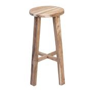 Rustico Reclaimed Teak Tall Stool - Natural gallery detail image
