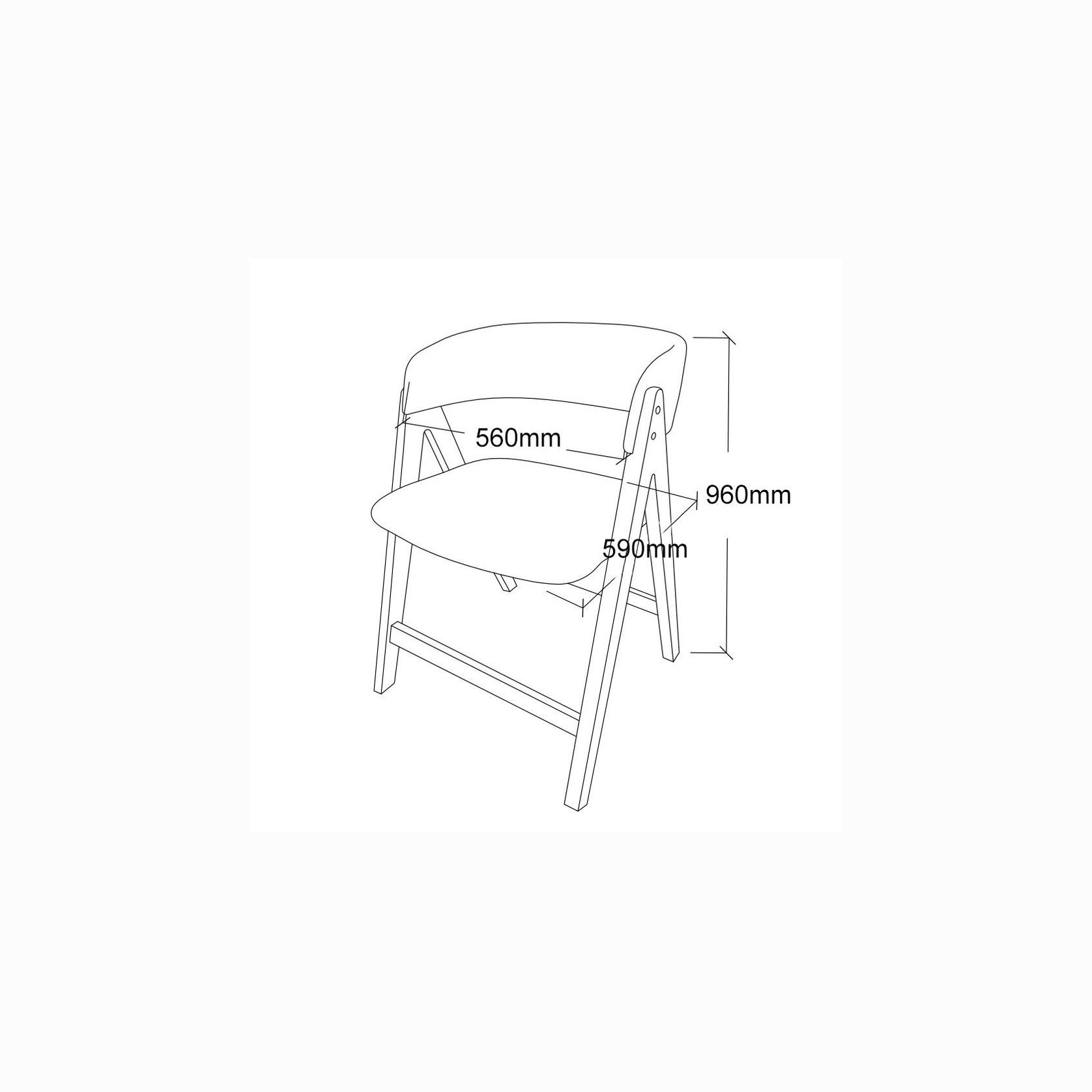Gaudi Hardwood Counter Stool | Natural | Charcoal Fabri gallery detail image