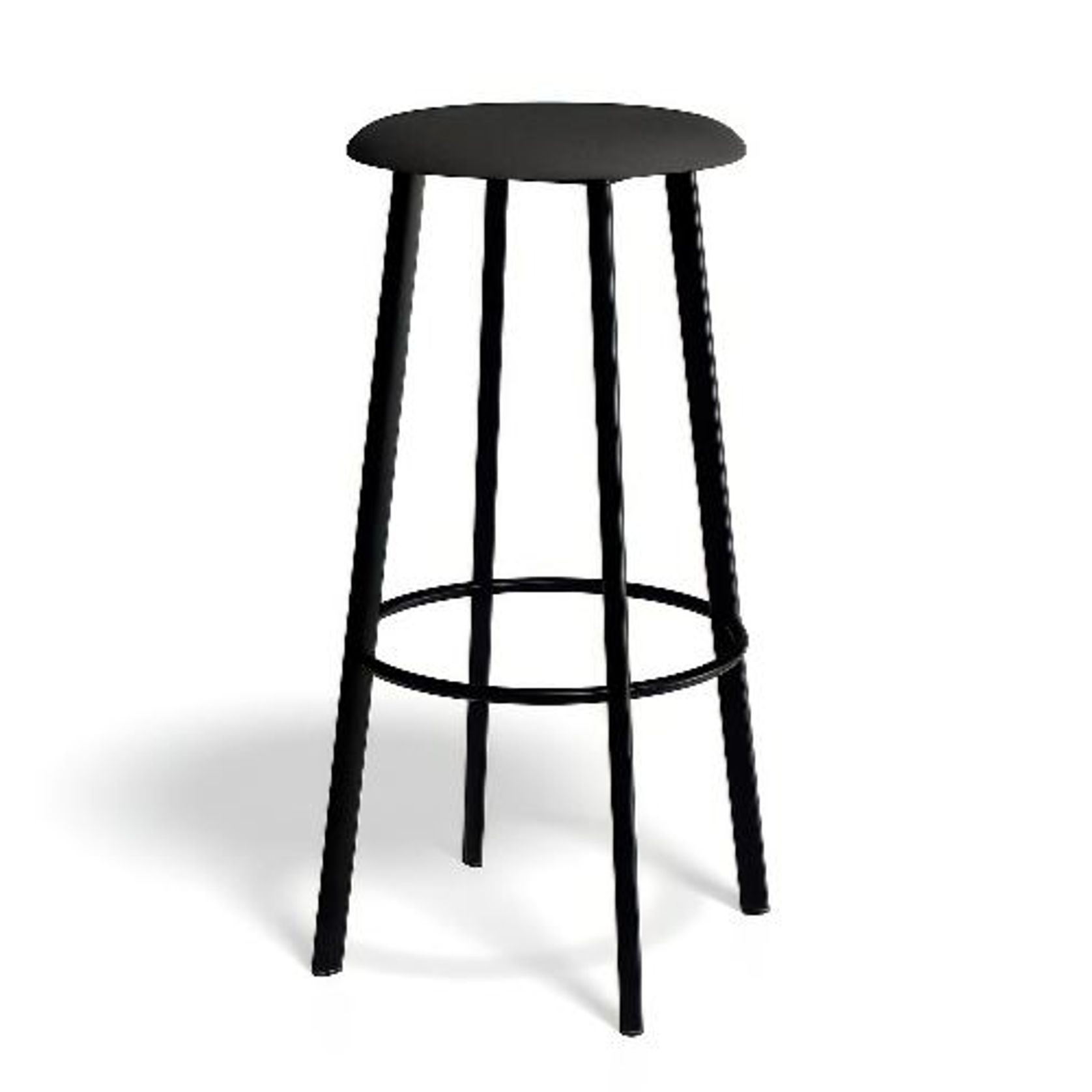 Atlas Bar Stool - Black gallery detail image