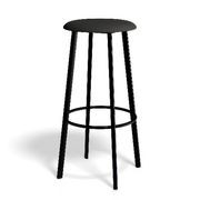 Atlas Bar Stool - Black gallery detail image