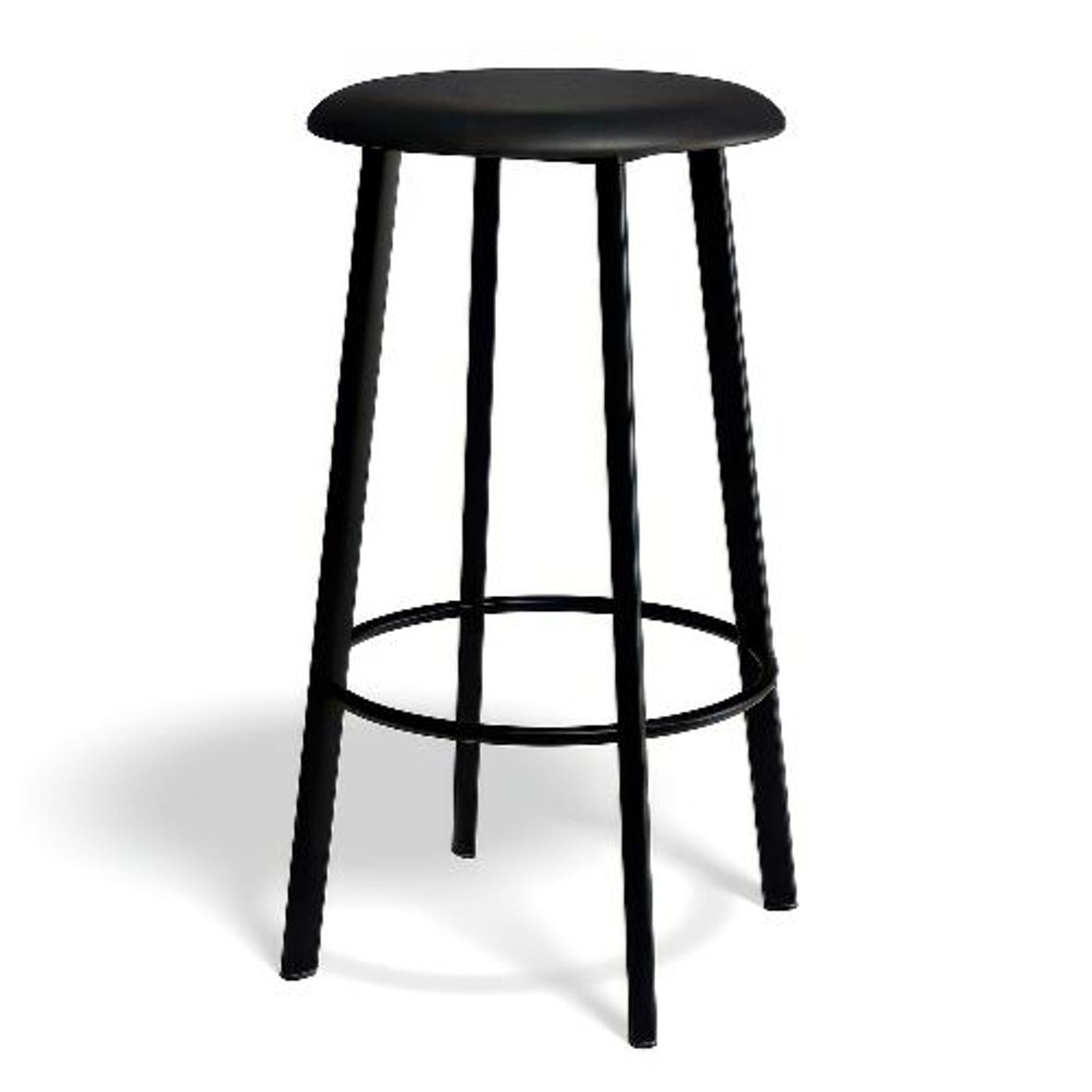 Atlas Bar Stool - Black gallery detail image