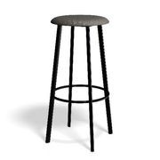 Atlas Bar Stool - Black gallery detail image