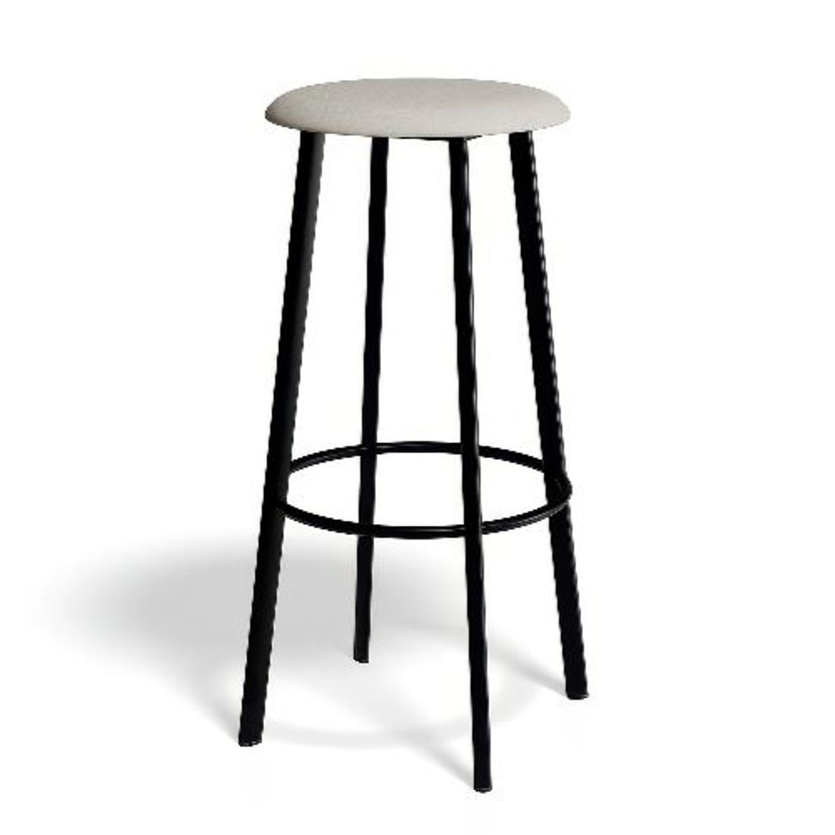 Atlas Bar Stool - Black gallery detail image