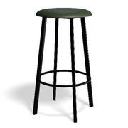 Atlas Bar Stool - Black gallery detail image