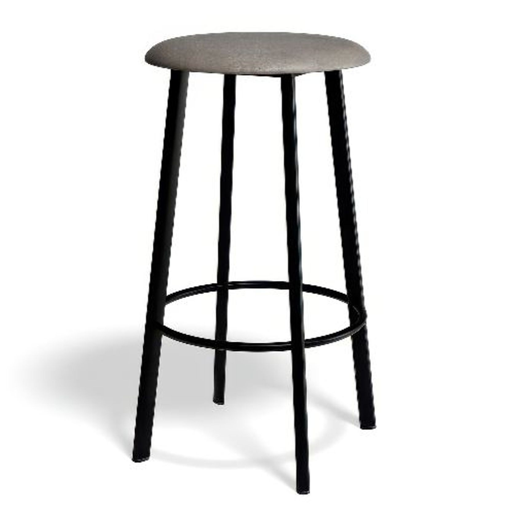 Atlas Bar Stool - Black gallery detail image