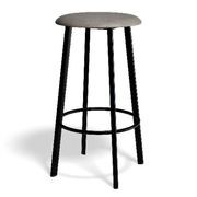 Atlas Bar Stool - Black gallery detail image