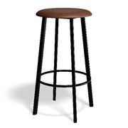 Atlas Bar Stool - Black gallery detail image