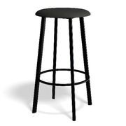 Atlas Bar Stool - Black gallery detail image