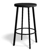 Atlas Bar Stool - Black gallery detail image