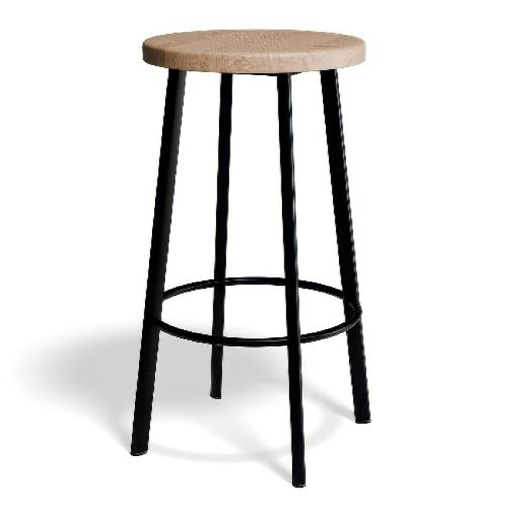 Atlas Bar Stool - Black gallery detail image