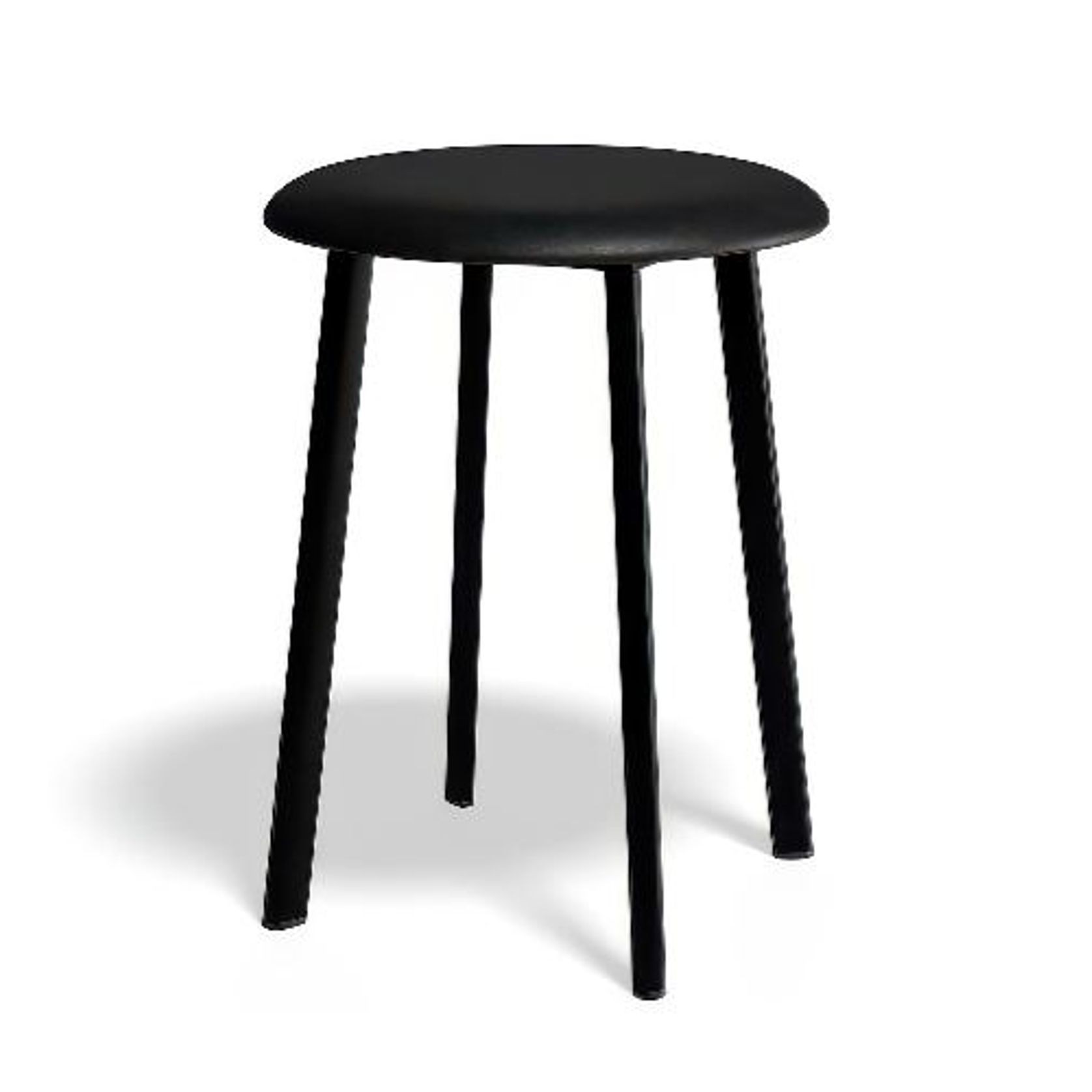 Atlas Low Stool - Black gallery detail image