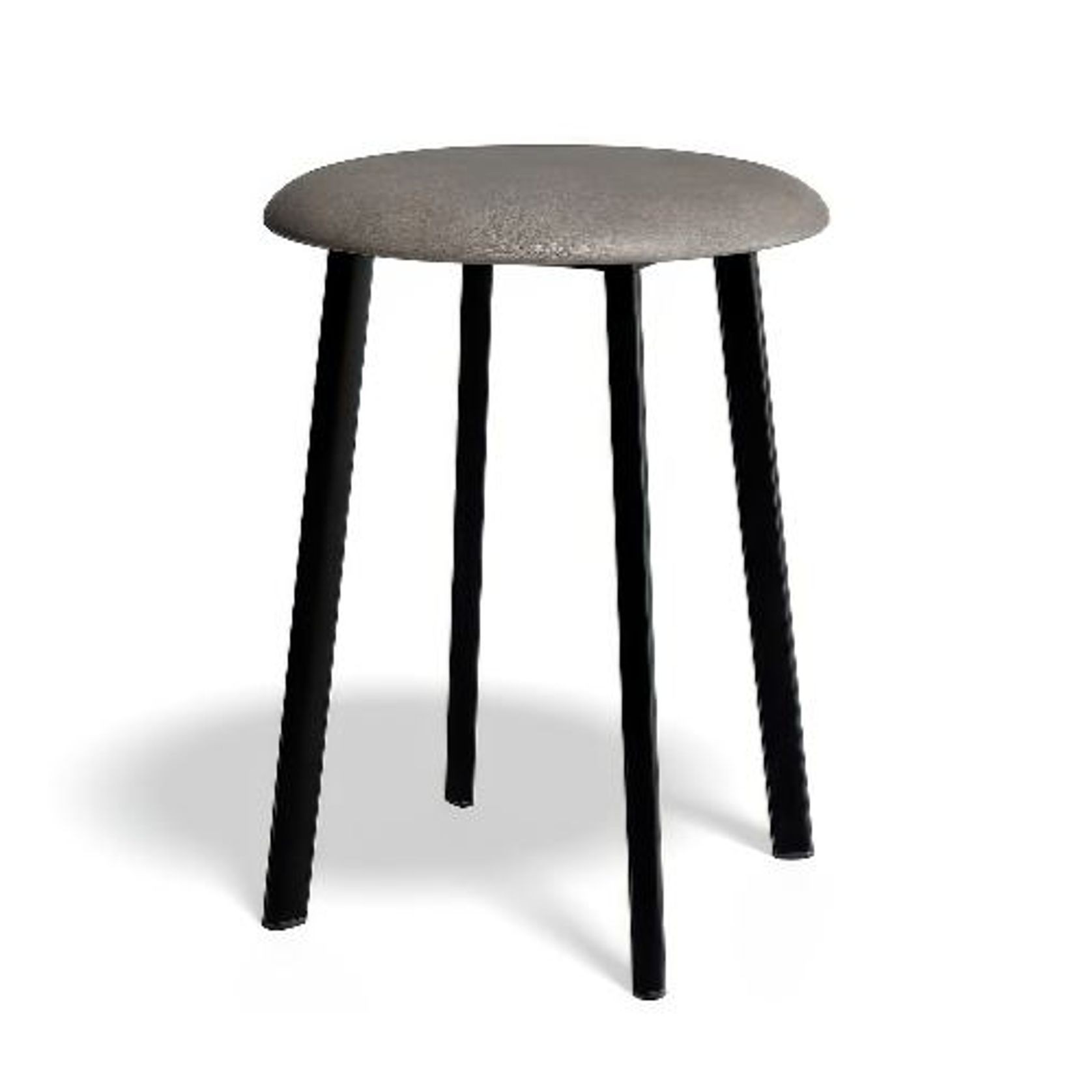 Atlas Low Stool - Black gallery detail image