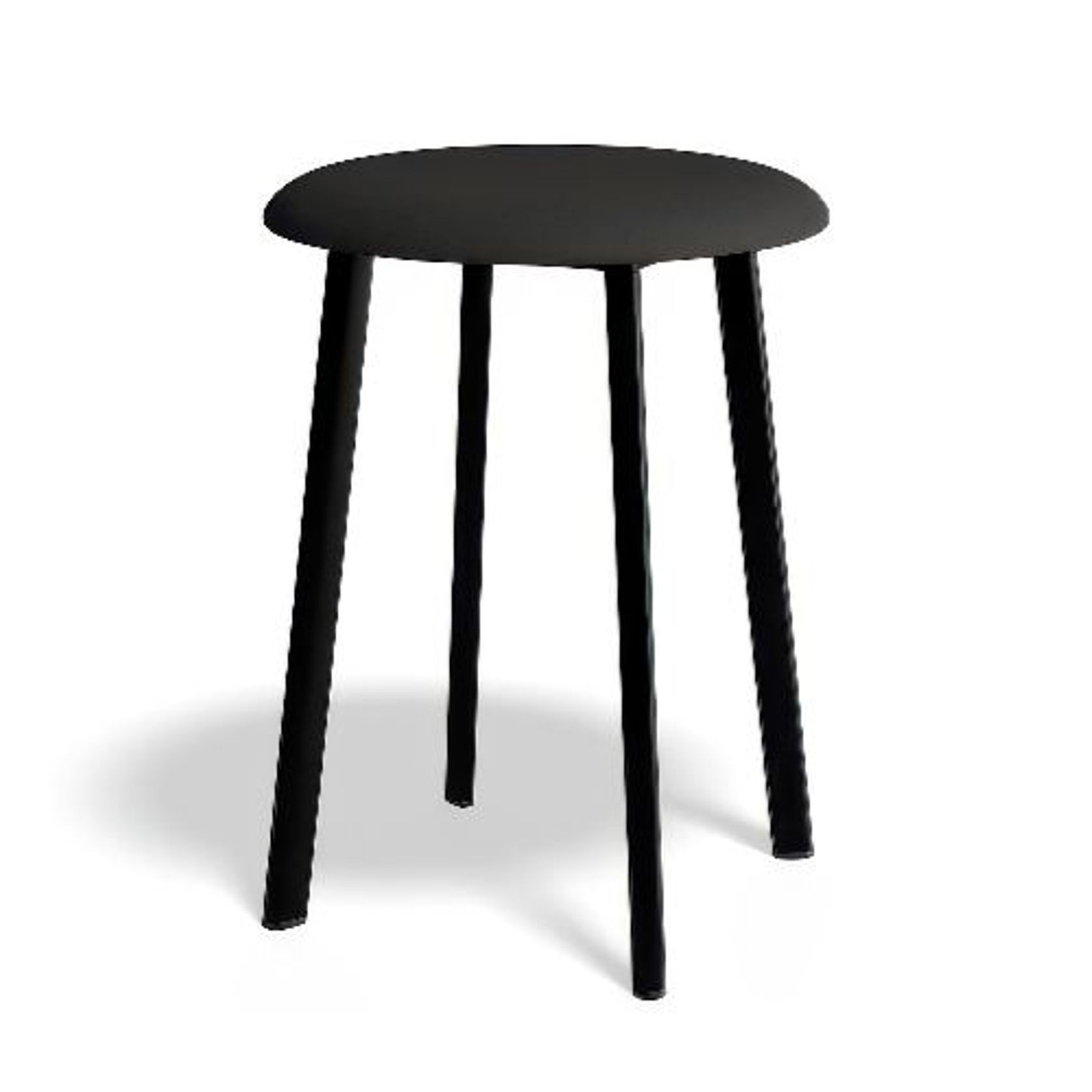 Atlas Low Stool - Black gallery detail image