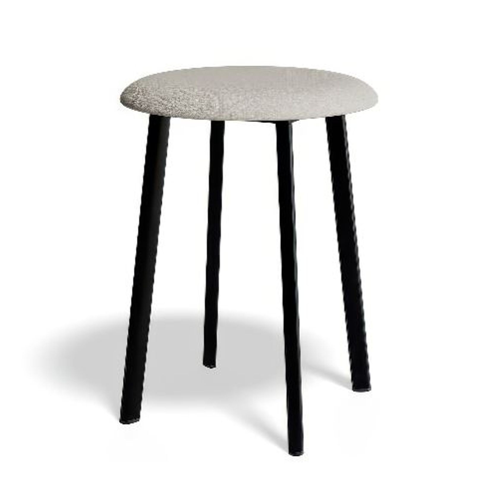 Atlas Low Stool - Black gallery detail image