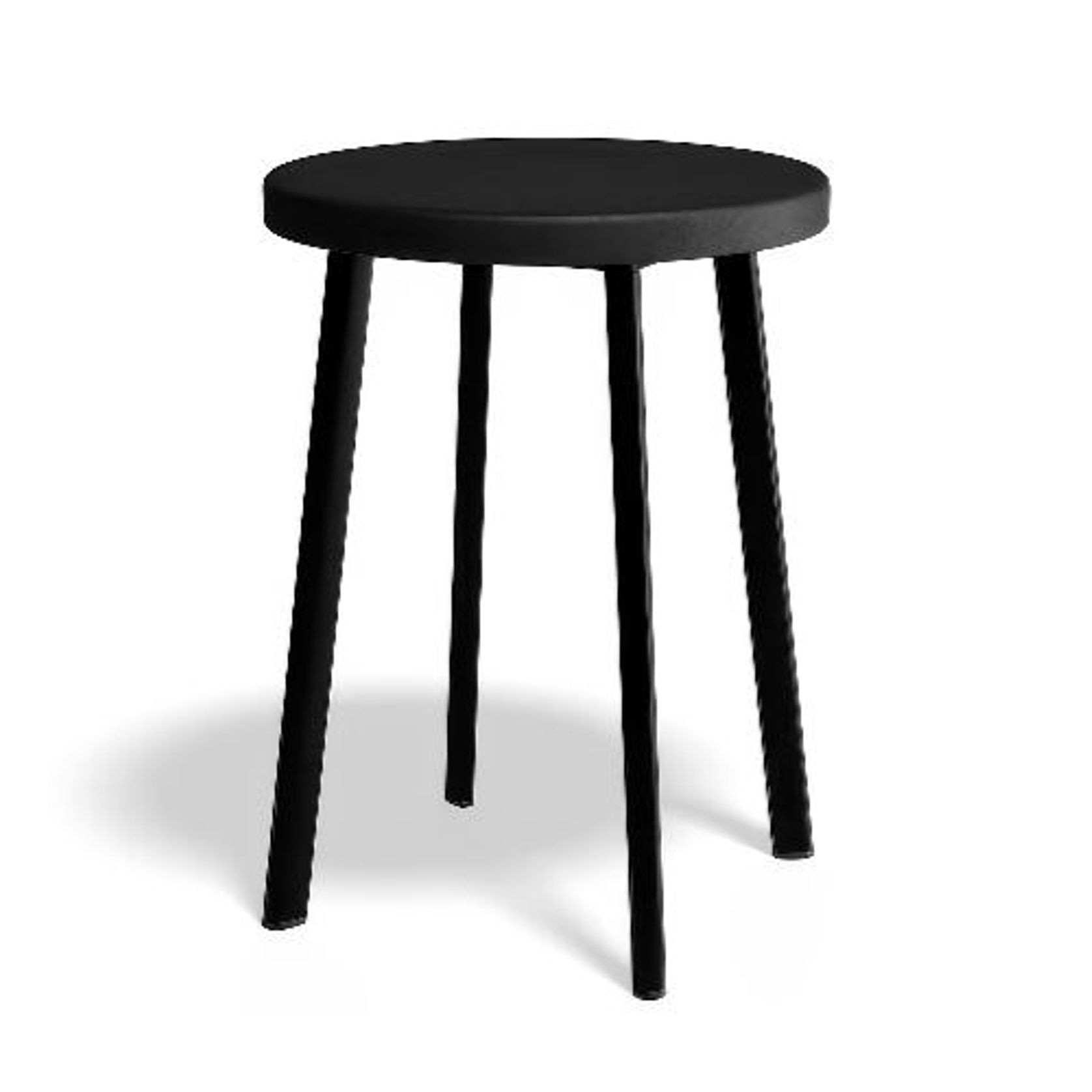 Atlas Low Stool - Black gallery detail image