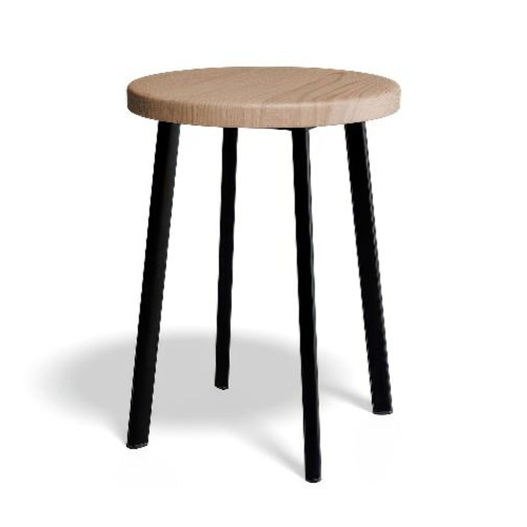 Atlas Low Stool - Black gallery detail image